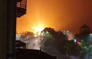 Adott munkát a tűzoltóknak a hétfő esti vihar