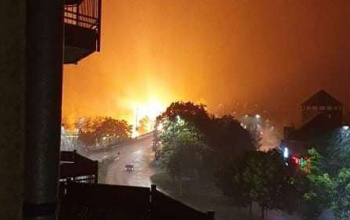 Adott munkát a tűzoltóknak a hétfő esti vihar