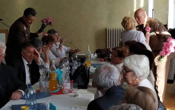 A kaposvári katonaözvegyek találkoztak