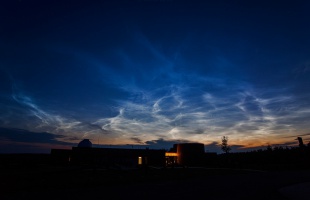 Ritka jelenség: világító felhő a Zselicben