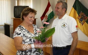 Elismerés az árvízi helytállásért