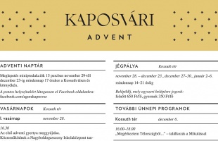 Koncertet ad Kaposváron Mága Zoltán advent negyedik vasárnapján