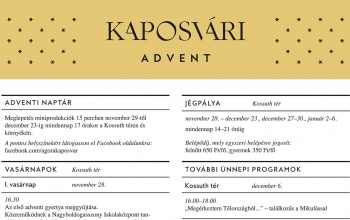 Koncertet ad Kaposváron Mága Zoltán advent negyedik vasárnapján