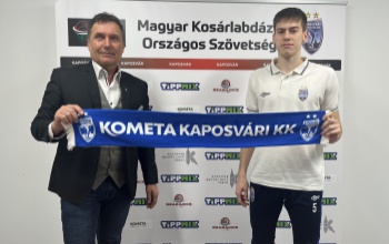 Halmai Dániel marad a KOMETA KKK-nál: hosszú távra szóló szerződést írt alá a fiatal tehetség