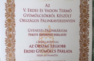Erdei és vad pálinkában Somogy a legjobb!