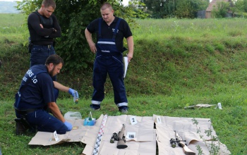 Lőfegyvert és lőszereket találtak a rendőrök és a TEK-esek a csomagtartóban