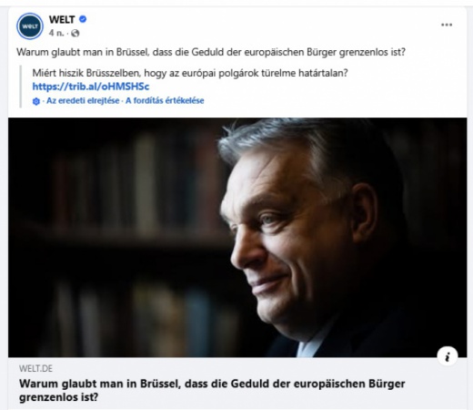 „Orbán úr, nem tudna német kancellár is lenni?”