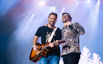 Kapu Tibor gitárszólózott a Bagossy Brothers Company Budapest Parkos koncertjén