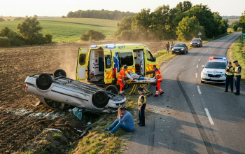 Súlyos sérülés lett az eredménye a figyelmetlen előzésnek