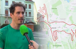 Futással alkot a sportos Picasso - Ureczky Bálint különös hobbija