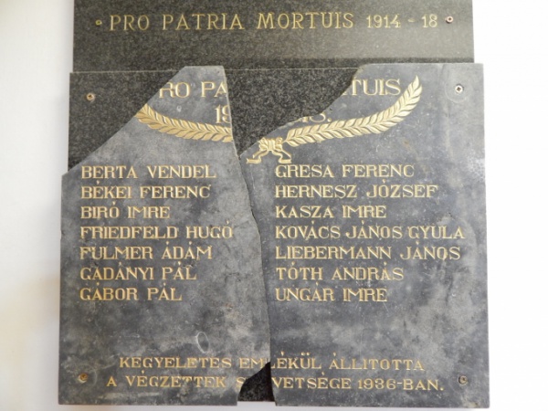 Diáksors, katonasors, emléktáblasors