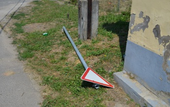 Útban volt a jelzőtábla