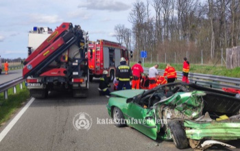 Tragikus baleset történt a 67-esen szerdán Mernye közelében