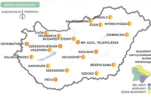 Kisebb mértékben, de tovább emelkedett a koronavírus koncentrációja a szennyvízben