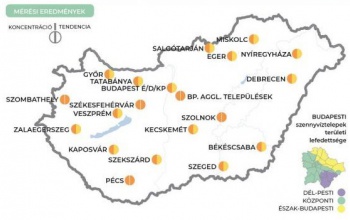 Kisebb mértékben, de tovább emelkedett a koronavírus koncentrációja a szennyvízben