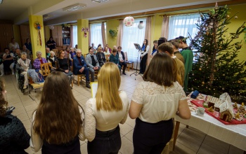 Karácsonyra hangolódtak a Liget otthon lakói