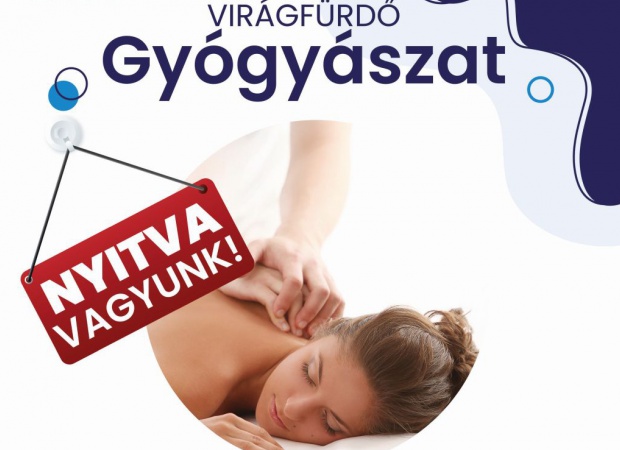 Hétfőtől újra kinyit a Virágfürdő gyógyászati  részlege