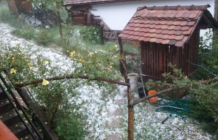 Jégeső volt Kaposváron