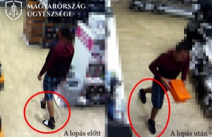 Cipőre váltotta papucsát a bolti tolvaj