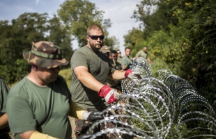 10 ponton épül a kerítés a horvát határon