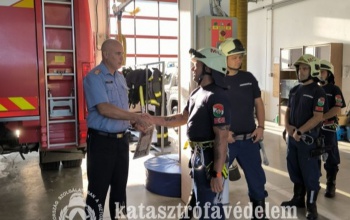 Hősök a hétköznapokban: kitüntették a somogyi tűzoltókat