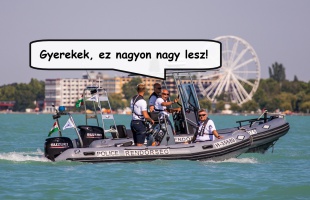 Hamarosan rendőrök, tűzoltók, TEK-esek és polgárőrök özönlik el a siófoki Nagystrandot