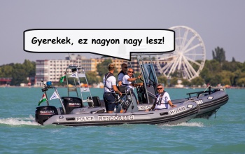 Hamarosan rendőrök, tűzoltók, TEK-esek és polgárőrök özönlik el a siófoki Nagystrandot