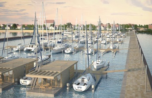 Vitorlás élménycentrum építésébe kezdtek Balatonfenyvesen