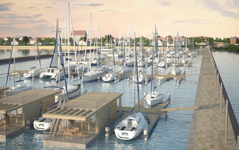 Vitorlás élménycentrum építésébe kezdtek Balatonfenyvesen