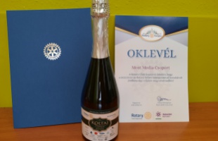 Köszönetet mondott médiacsoportunknak a Rotary Club