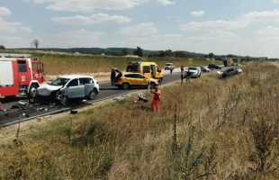 Fotókon a 67-es úton történt súlyos baleset
