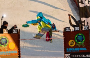 Dobogón a somogyi snowboard-versenyzők