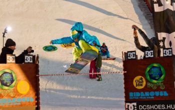 Dobogón a somogyi snowboard-versenyzők