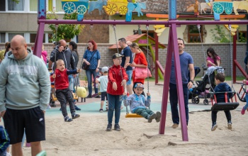 Gyerekzsivajtól volt hangos a Vaszary park