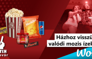 Mozis popcornra vágysz? A KULTIK mozi teljesíti a kívánságodat