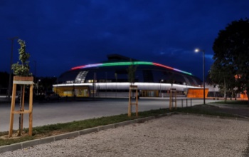 Nemzeti színekben a Kaposvár Aréna