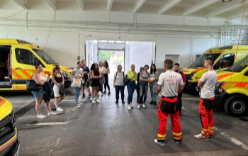Sikeres volt a Kaposvári Mentőállomás pályaorientációs napja