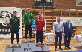 Kajtán Olivér ezüstérmet nyert a válogatón