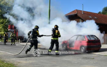 Sikeres gyakorlatot tartottak a KÖTÉL Egyesület tűzoltói