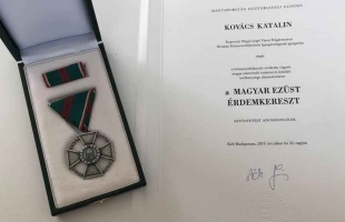 Állami kitüntetést kapott Kovács Katalin