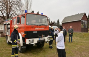 Labdarúgó tornával ünnepelték meg az új gépjárműfecskendőt