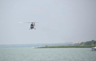 Helikopter látványshowt tartottak Siófokon