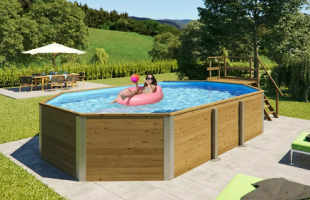 Legyen saját strandja, építsen gerendavázas kerti medencét!