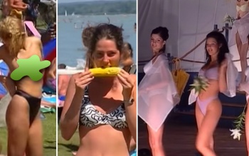 Fecskenaci helyett toplesz a balatonlellei strandon (18+)