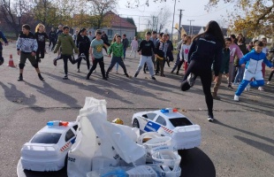 Prevenciós jellegű sportprogramokat szervezett a rendőrség