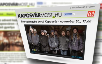 A világ minden pontjára elértek Kaposvár fényei