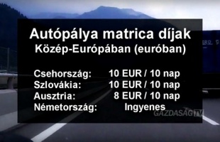 Autópályadíjak nálunk és más nemzeteknél