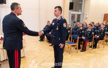 Bátor magatartásukért kaptak elismerést a tűzoltók