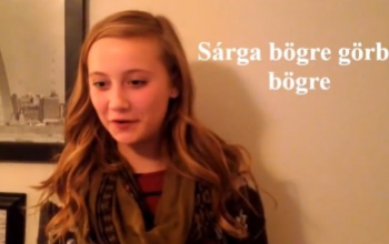 Így mondja ki egy amerikai, hogy szőrös pók