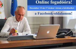 Online fogadóórát tart hétfőn Szita Károly